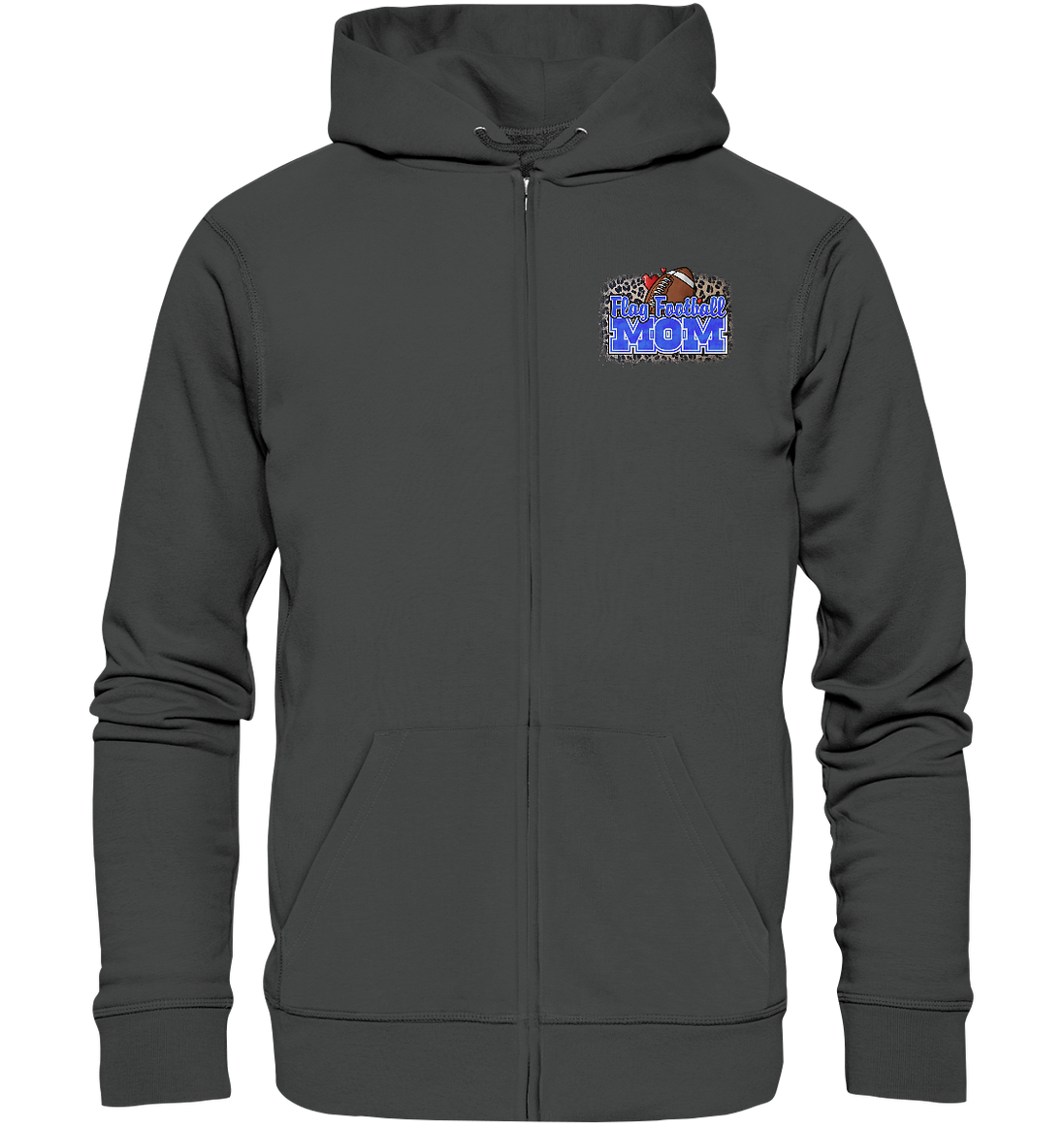 Flag Football Mom - Organic Zipper