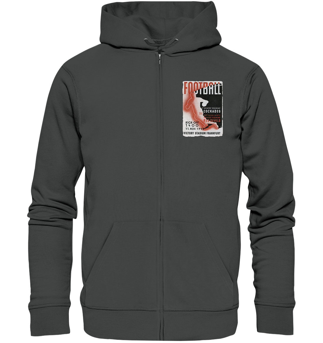 Red Devils Frankfurt 1945 - Organic Zipper