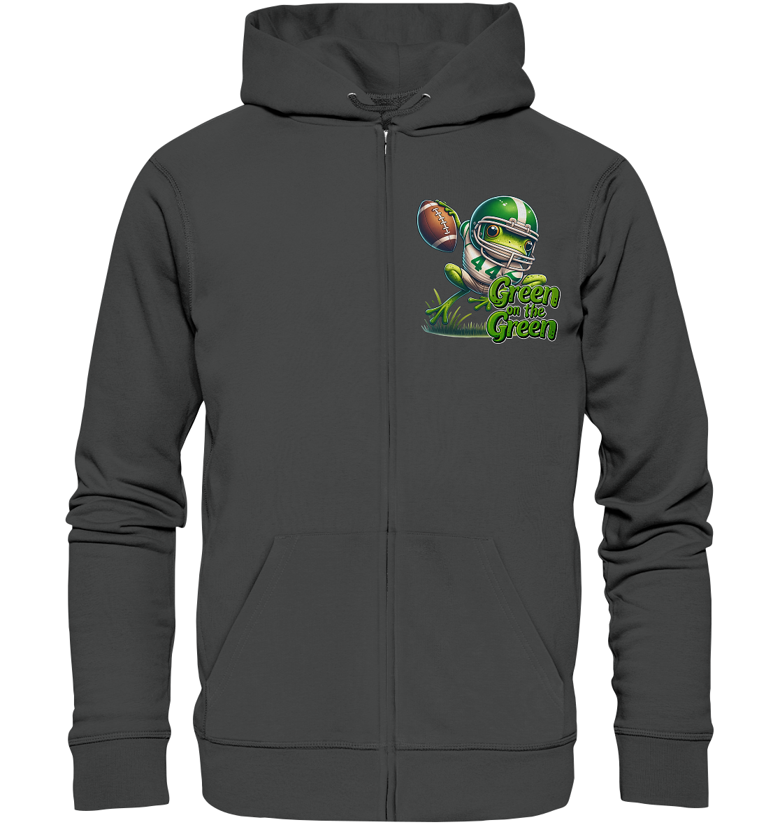 Green Frog - Organic Zipper