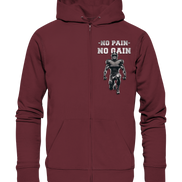No Pain No Gain Metal  - Organic Zipper
