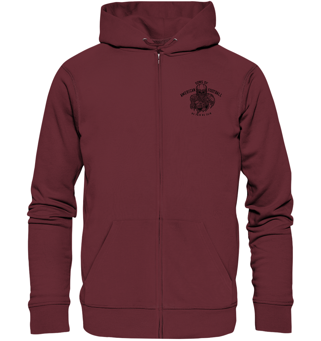 SAMFO No Pain No Gain  - Organic Zipper