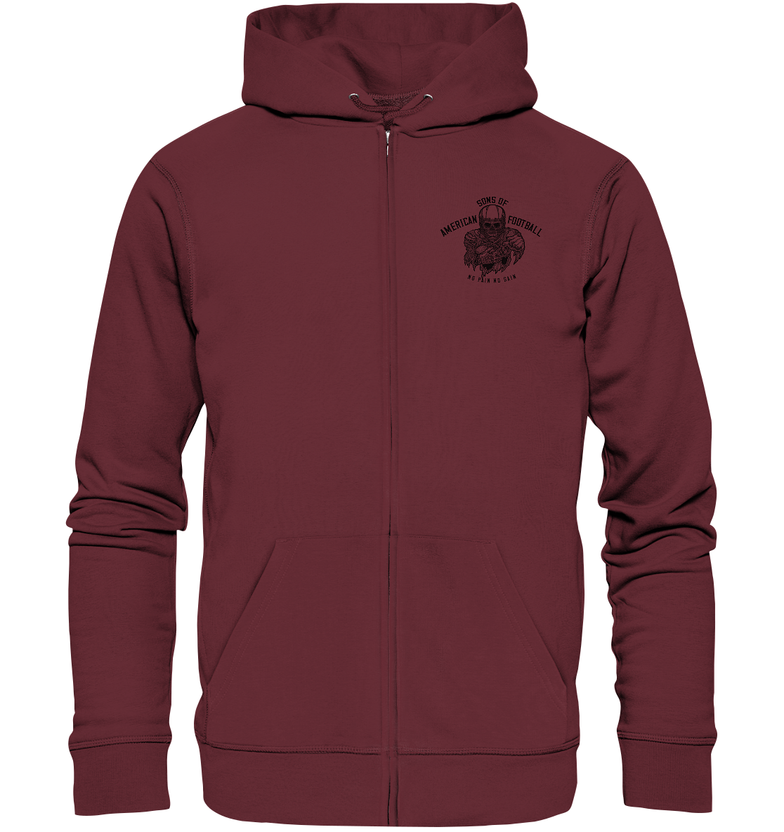 SAMFO No Pain No Gain  - Organic Zipper