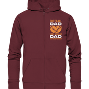Football Dad Much Cooler - Organic Zipper