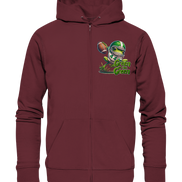 Green Frog - Organic Zipper
