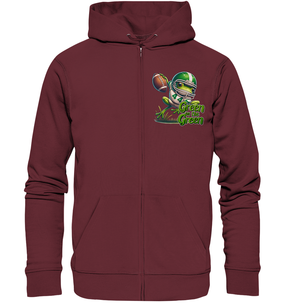 Green Frog - Organic Zipper