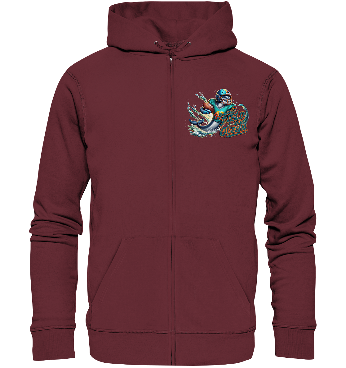 Dolphin - Organic Zipper