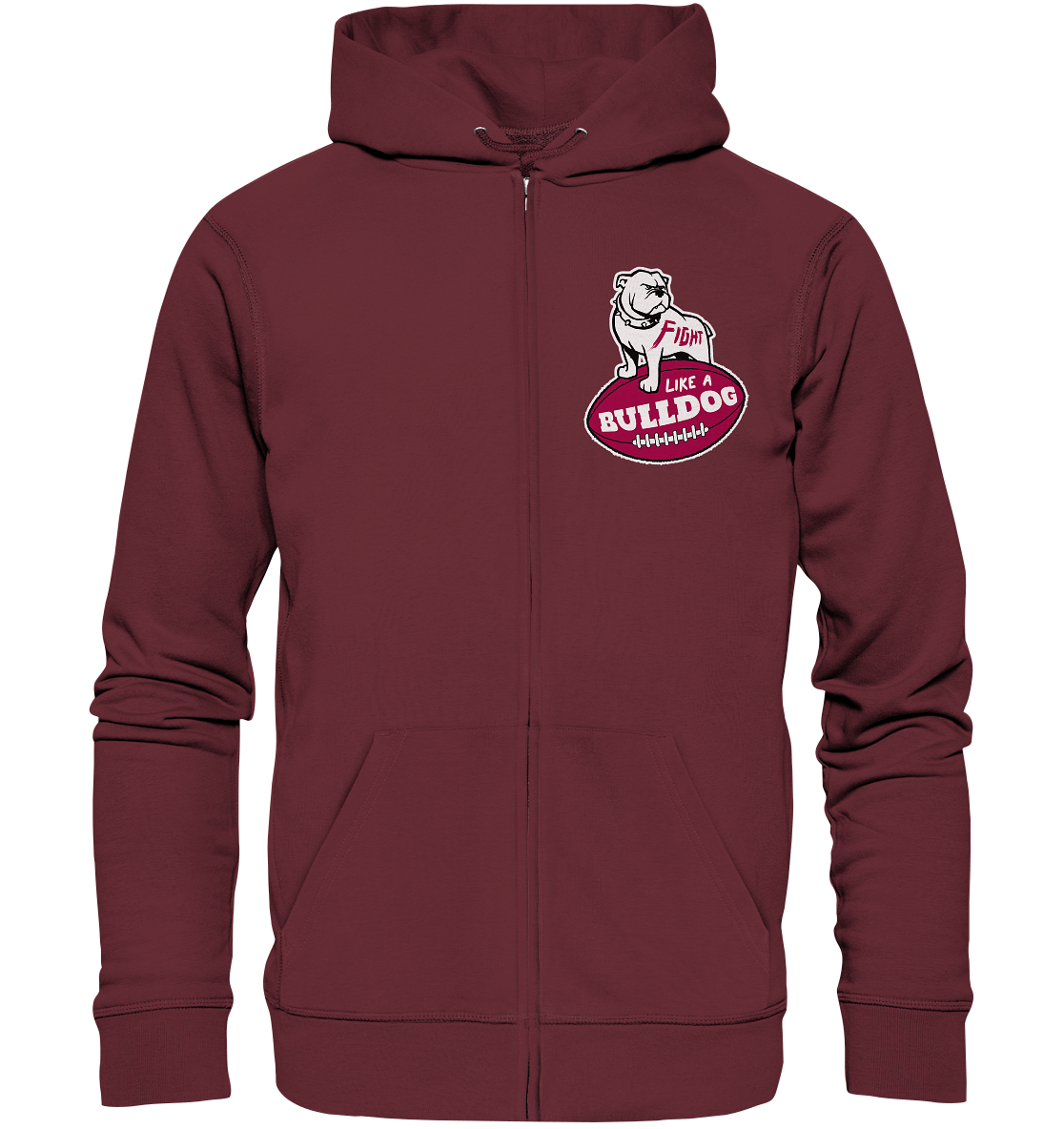 Fight like a Bulldog - Organic Zipper