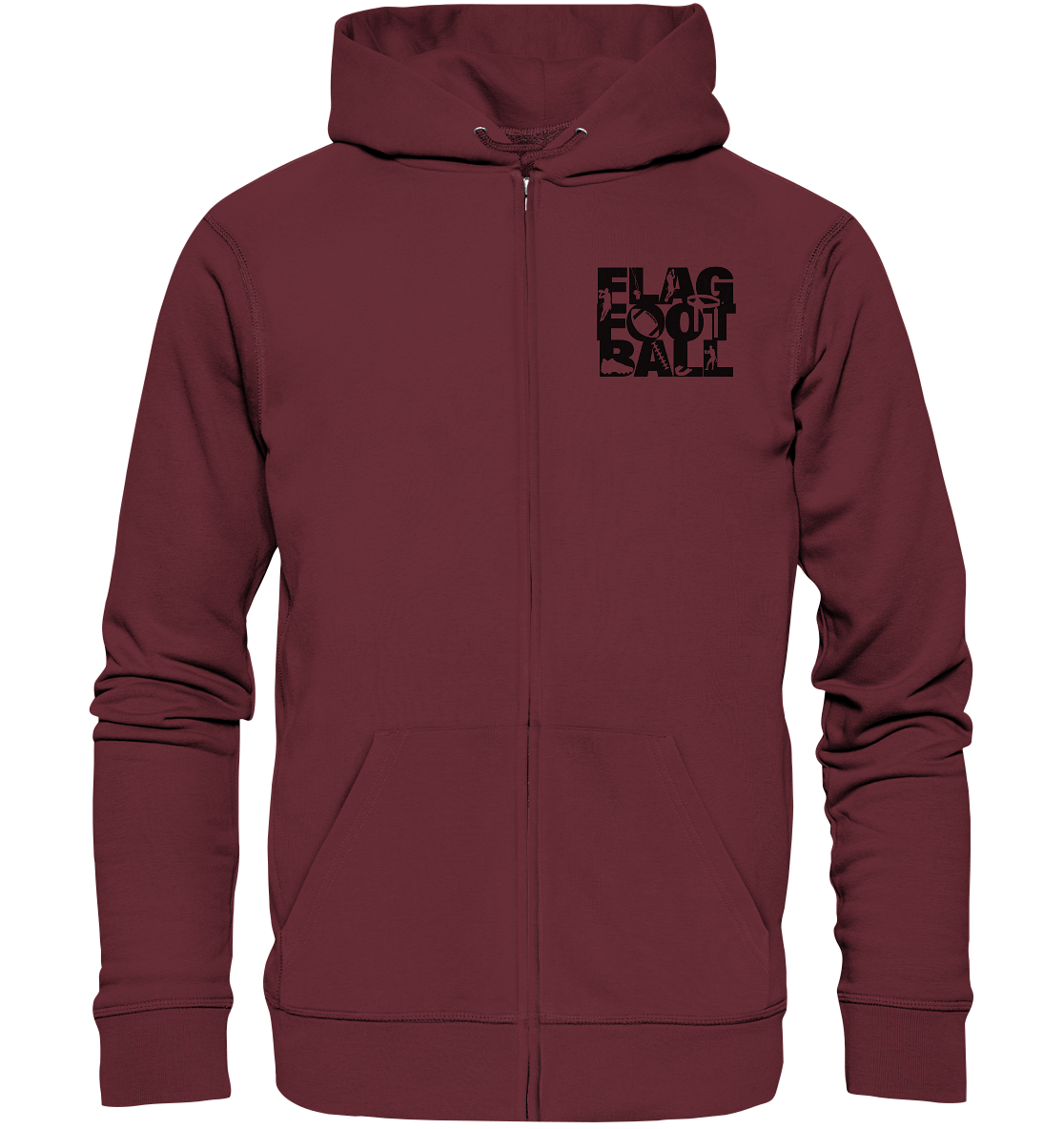 Flag Football  - Organic Zipper