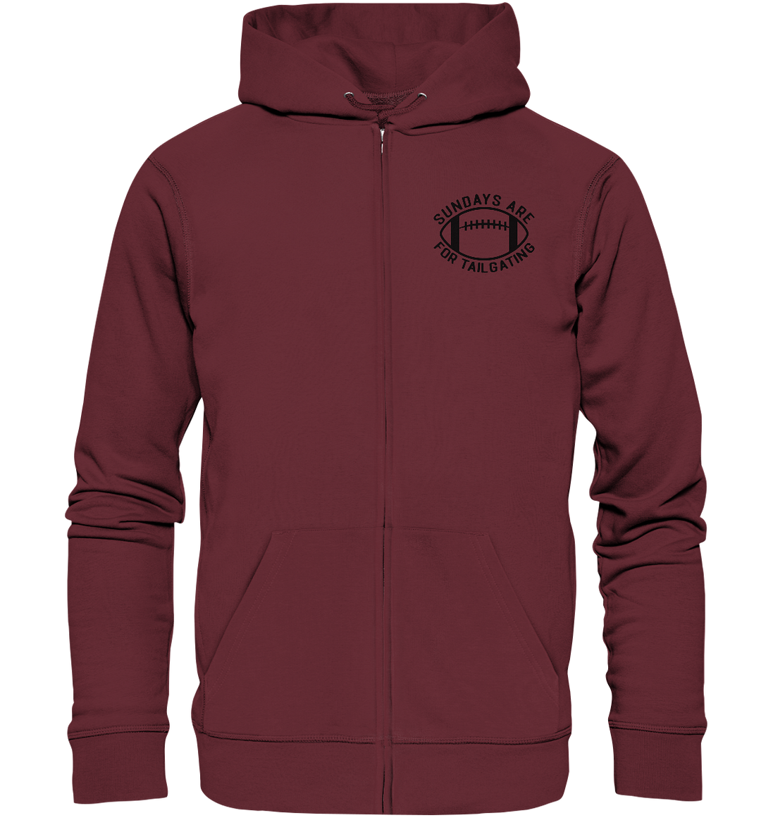 Sundays are for Tailgating  II - Organic Zipper