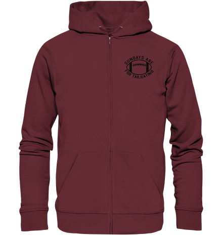 Sundays are for Tailgating  II - Organic Zipper