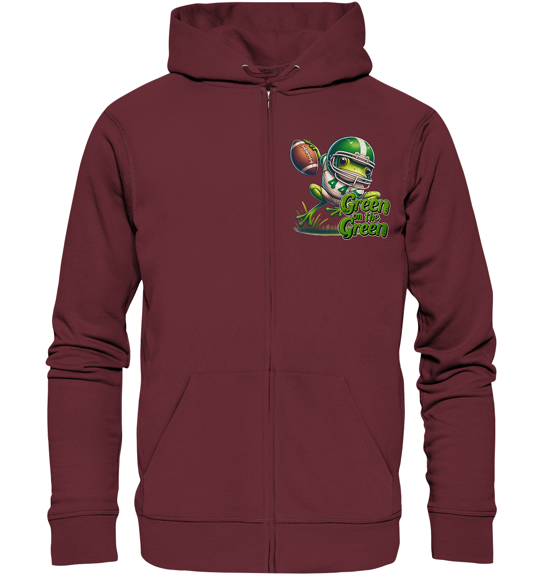 Green Frog - Organic Zipper
