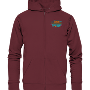 Flag Football Word Bubble - Organic Zipper