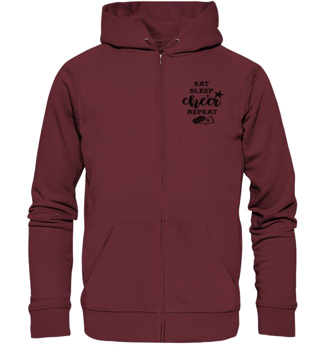 Eat Sleep Cheer Repeat - Organic Zipper