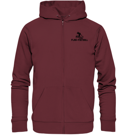 Playoff Flag Football  Men black - Organic Zipper