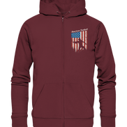 American Football Banner - Organic Zipper