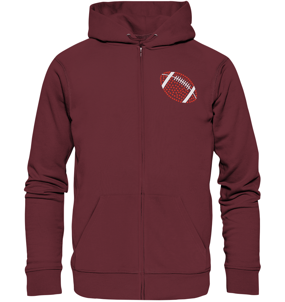 Football Dots - Organic Zipper