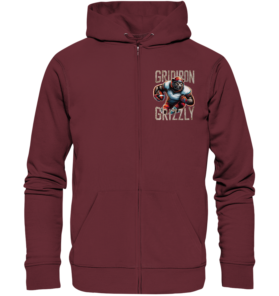 Gridiron Grizzly - Organic Zipper