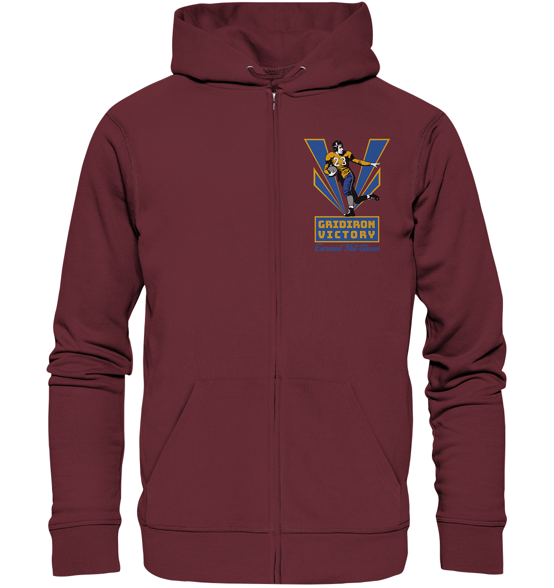 Gridiron Victory - Organic Zipper