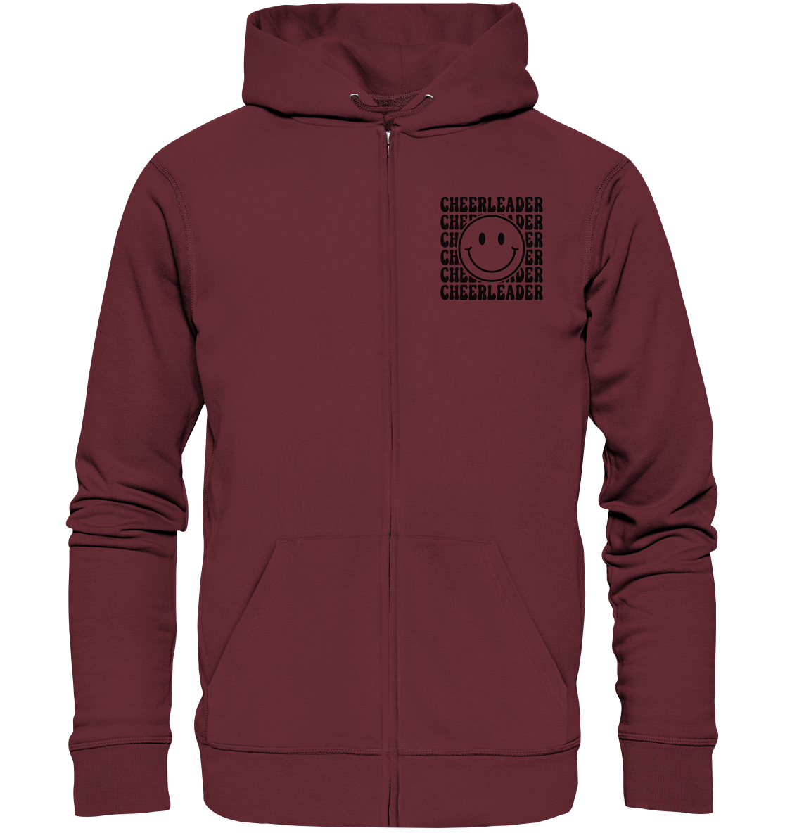 Cheerleader Smiley - Organic Zipper