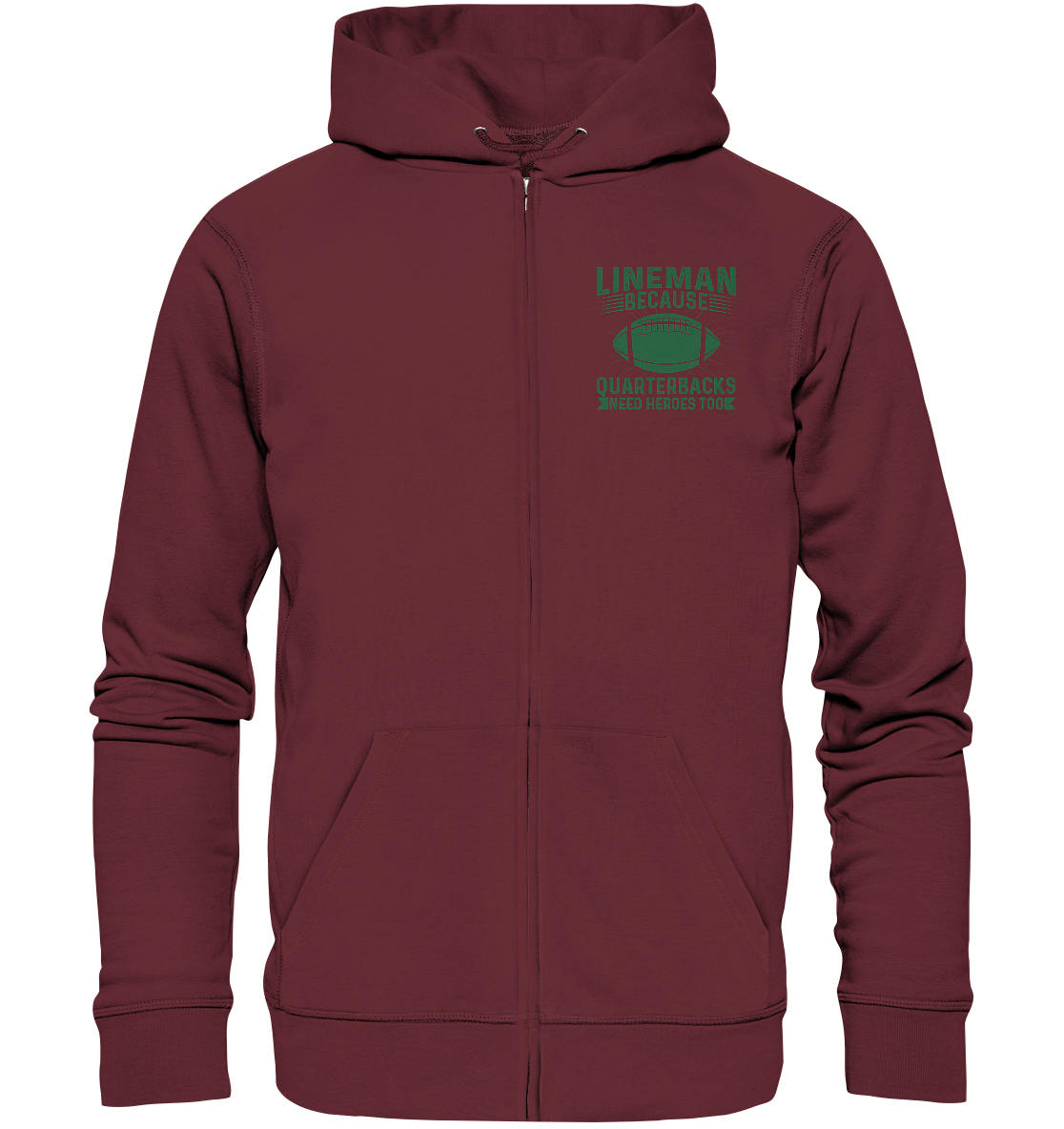 Lineman Heroes Green - Organic Zipper