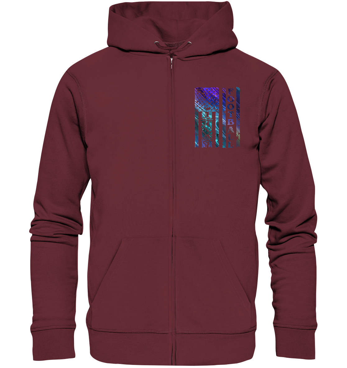 USA Football Flag  - Organic Zipper