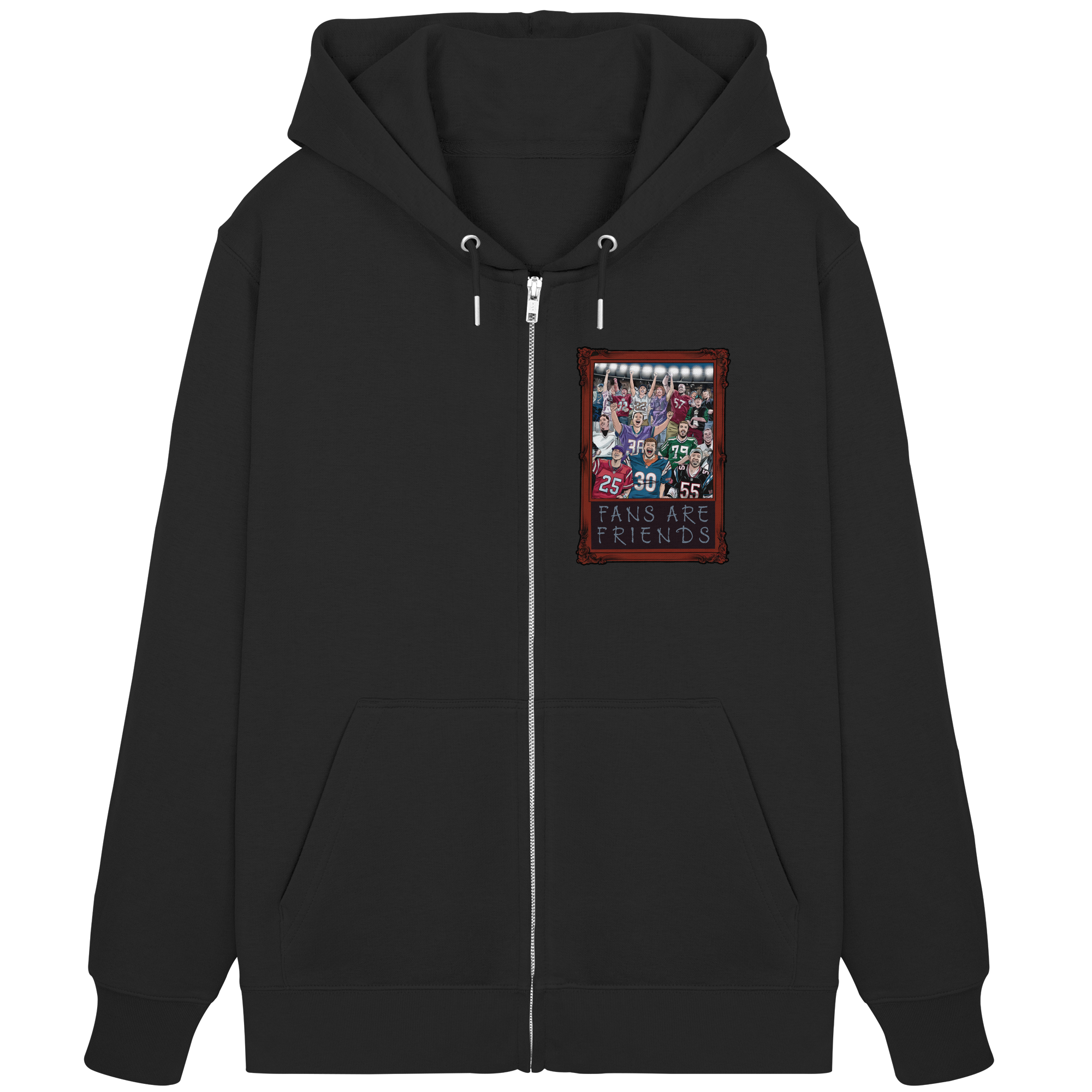 Fans are Friends  - Organic Zipper