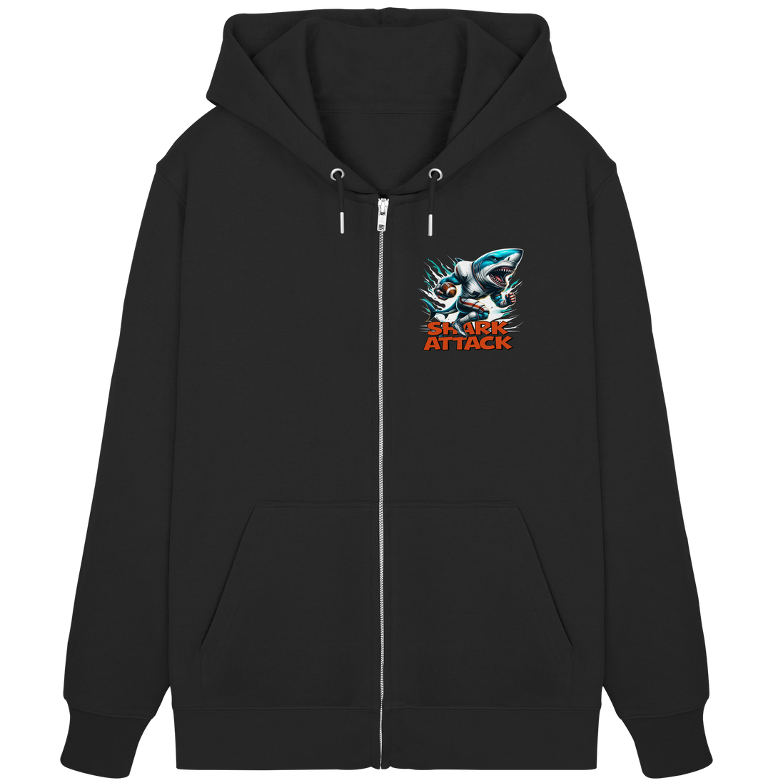 Shark Attack - Organic Zipper