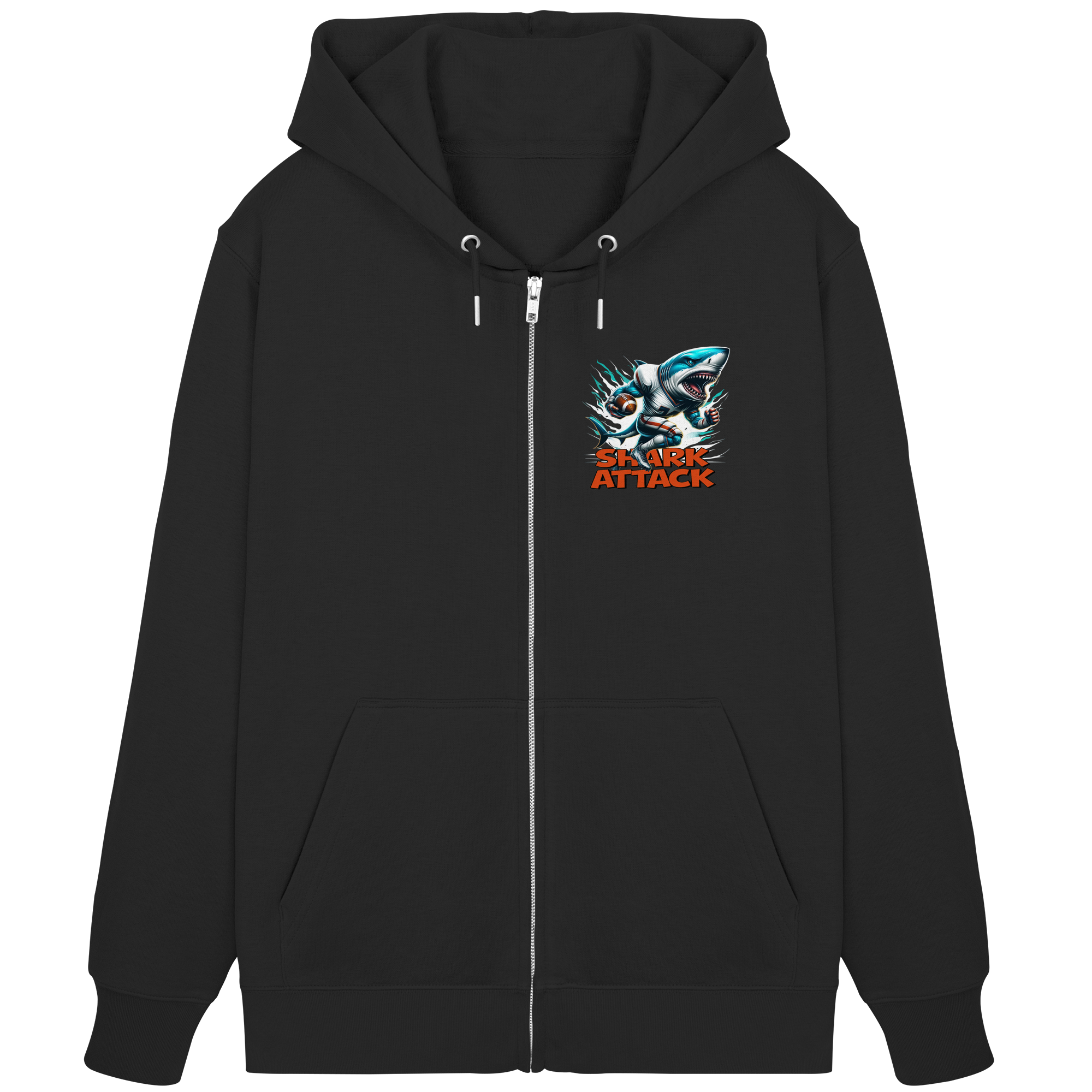 Shark Attack - Organic Zipper