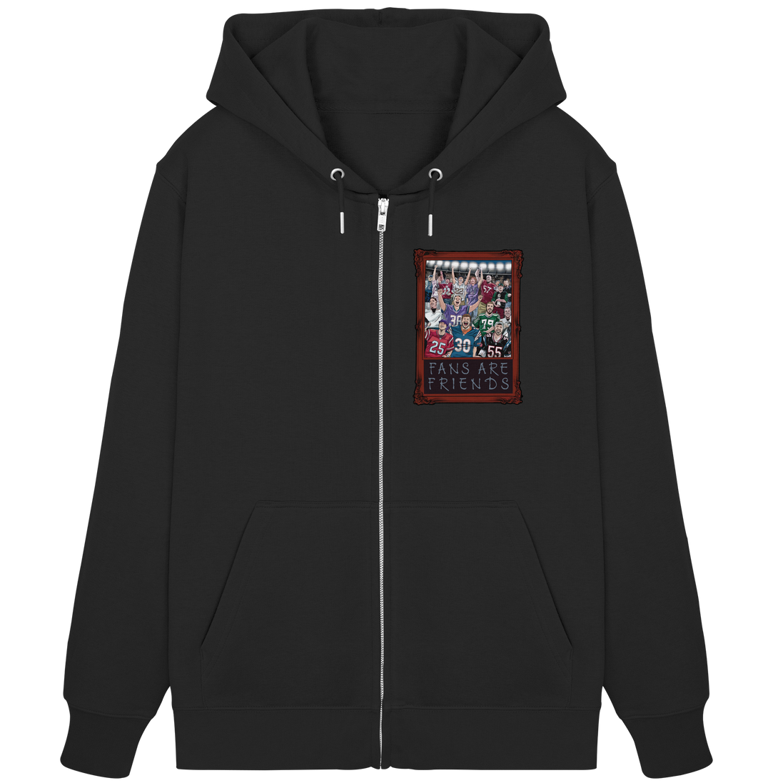 Fans are Friends  - Organic Zipper