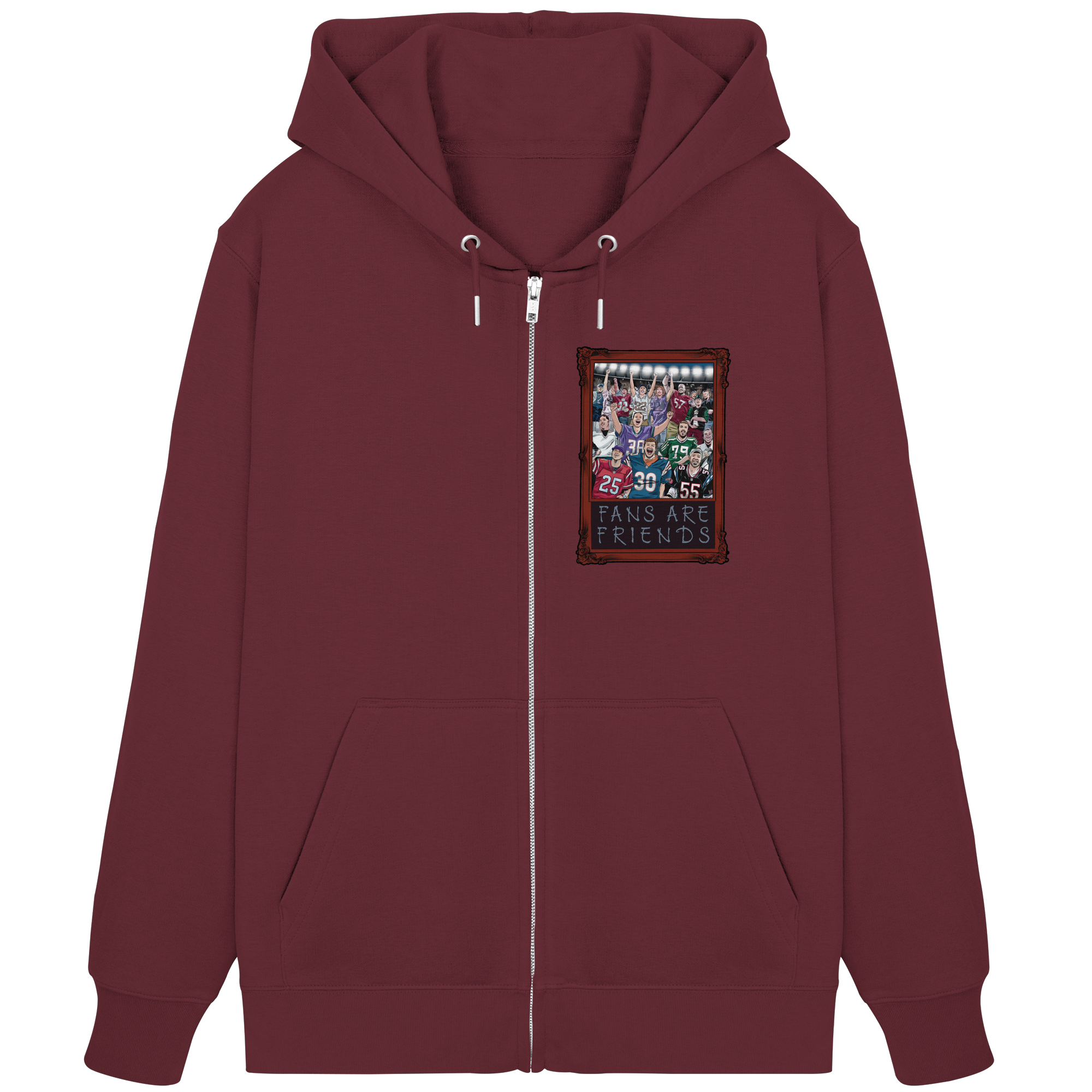 Fans are Friends  - Organic Zipper