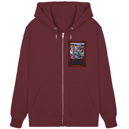 Fans are Friends  - Organic Zipper