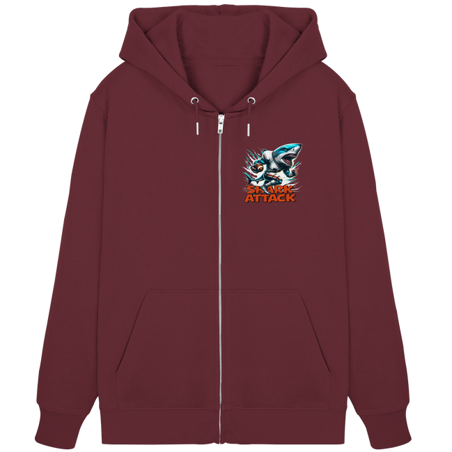 Shark Attack - Organic Zipper
