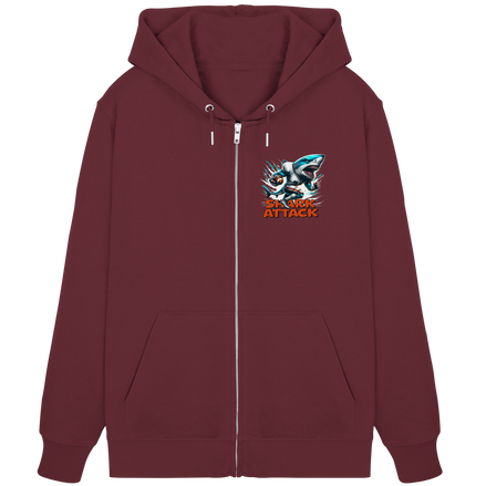Shark Attack - Organic Zipper