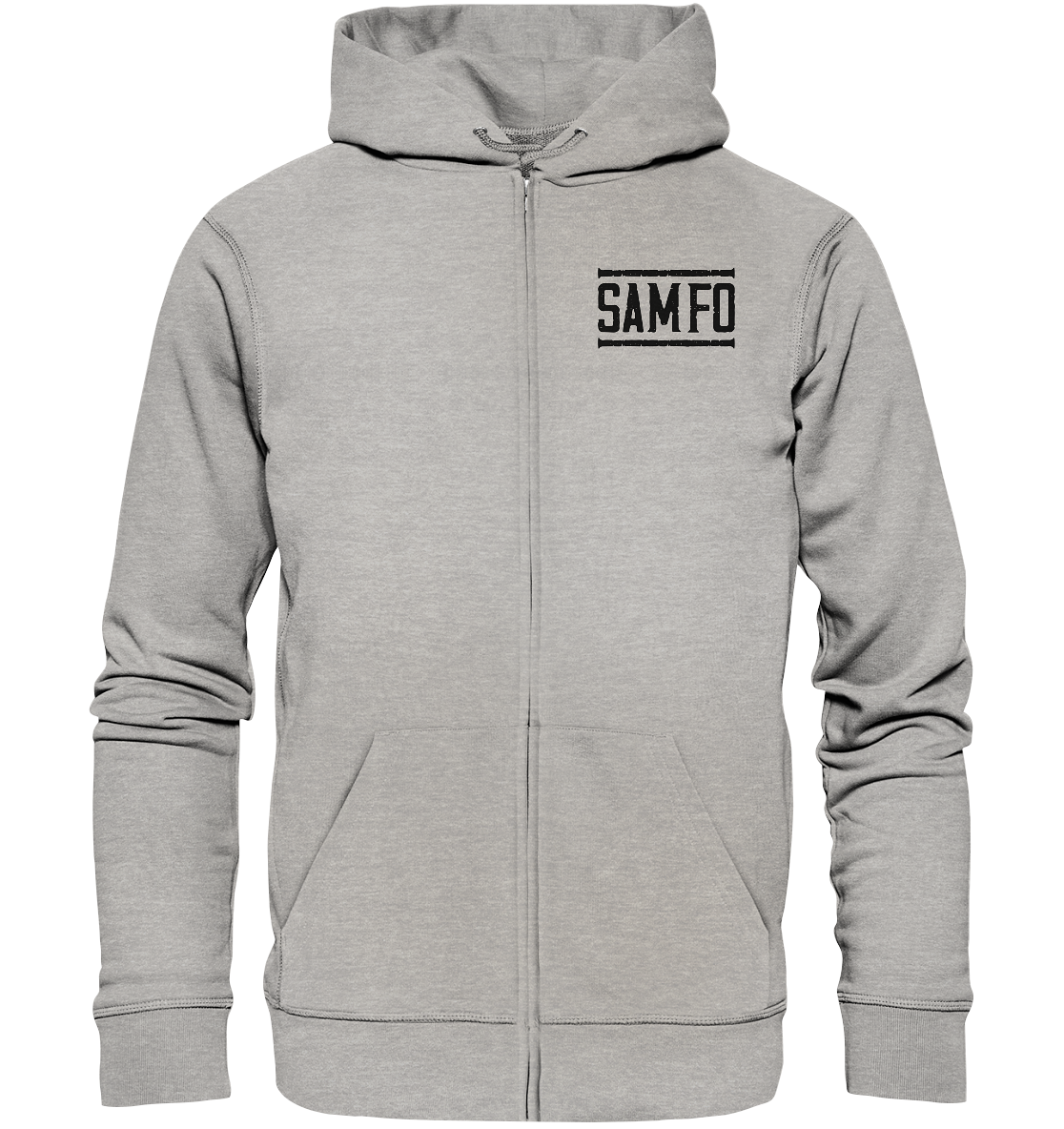 SAMFO black - Organic Zipper