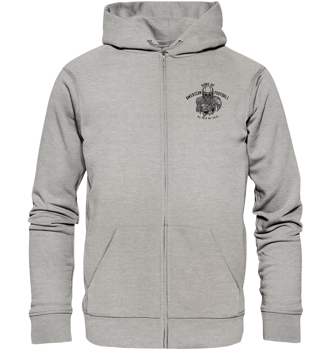 SAMFO No Pain No Gain  - Organic Zipper