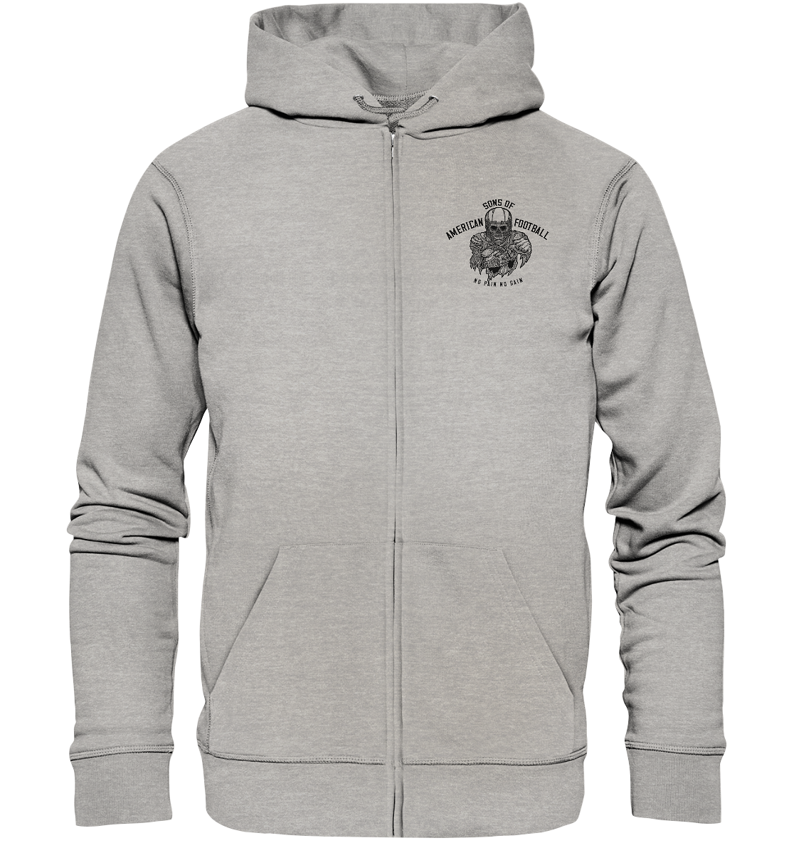 SAMFO No Pain No Gain  - Organic Zipper