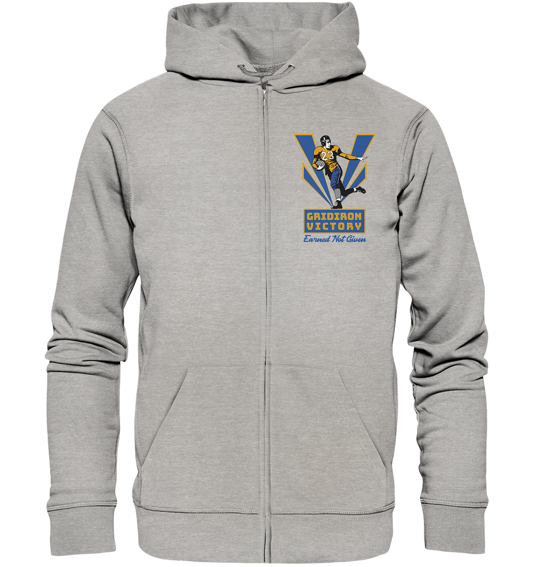 Gridiron Victory - Organic Zipper