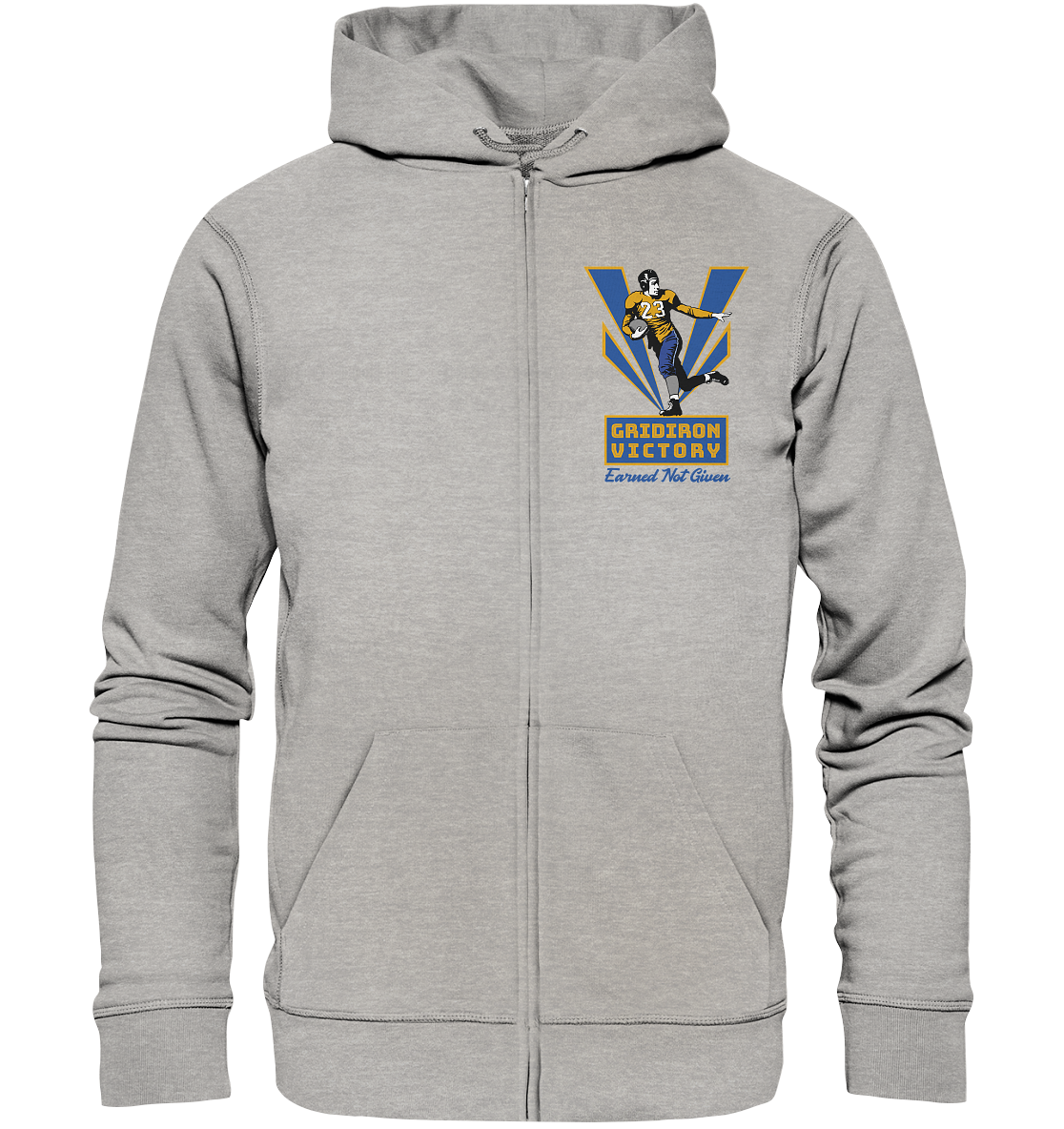 Gridiron Victory - Organic Zipper