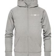 Football Heartbeat - Organic Zipper