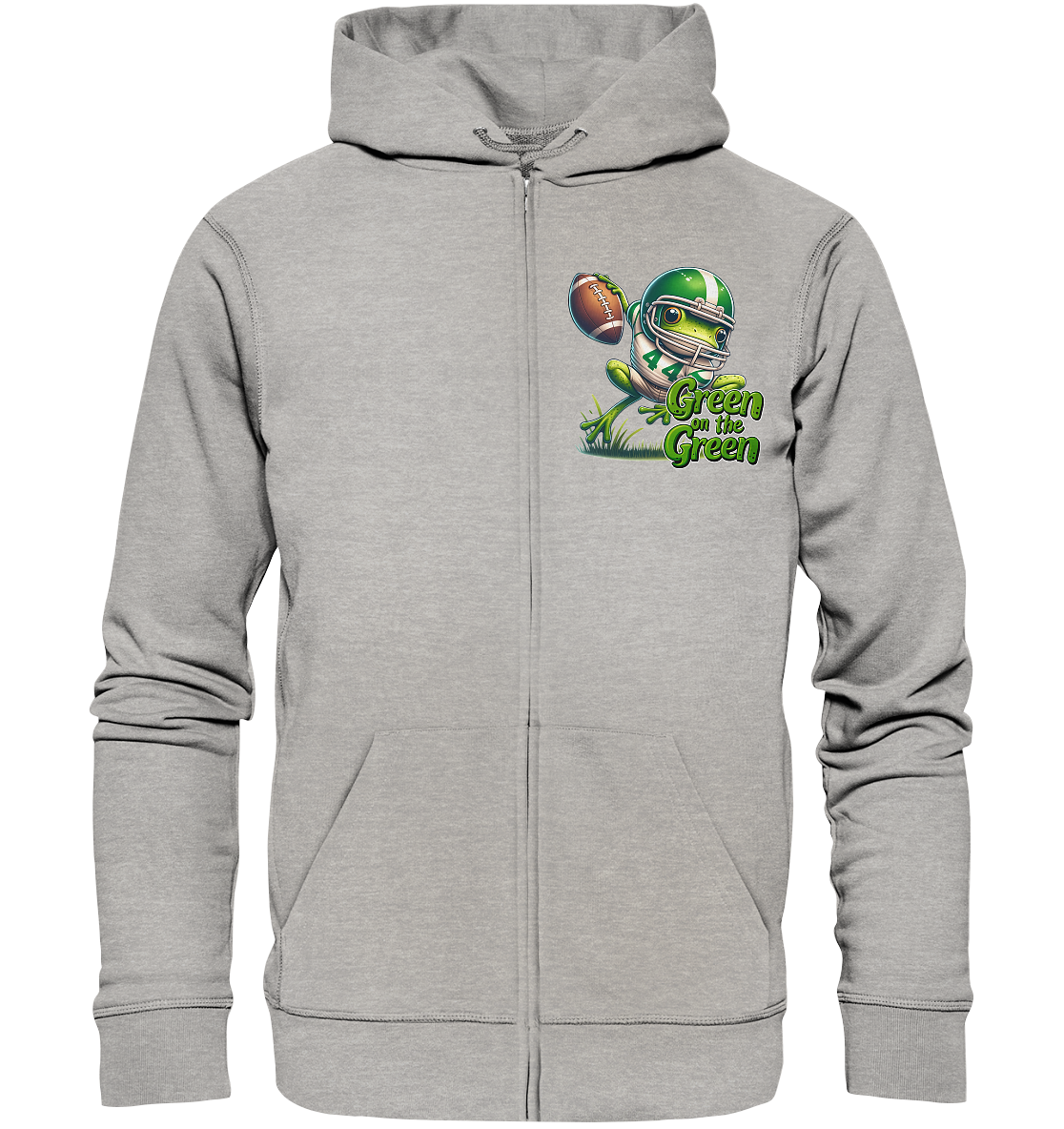 Green Frog - Organic Zipper