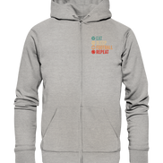 Eat Sleep Football Repeat - Organic Zipper