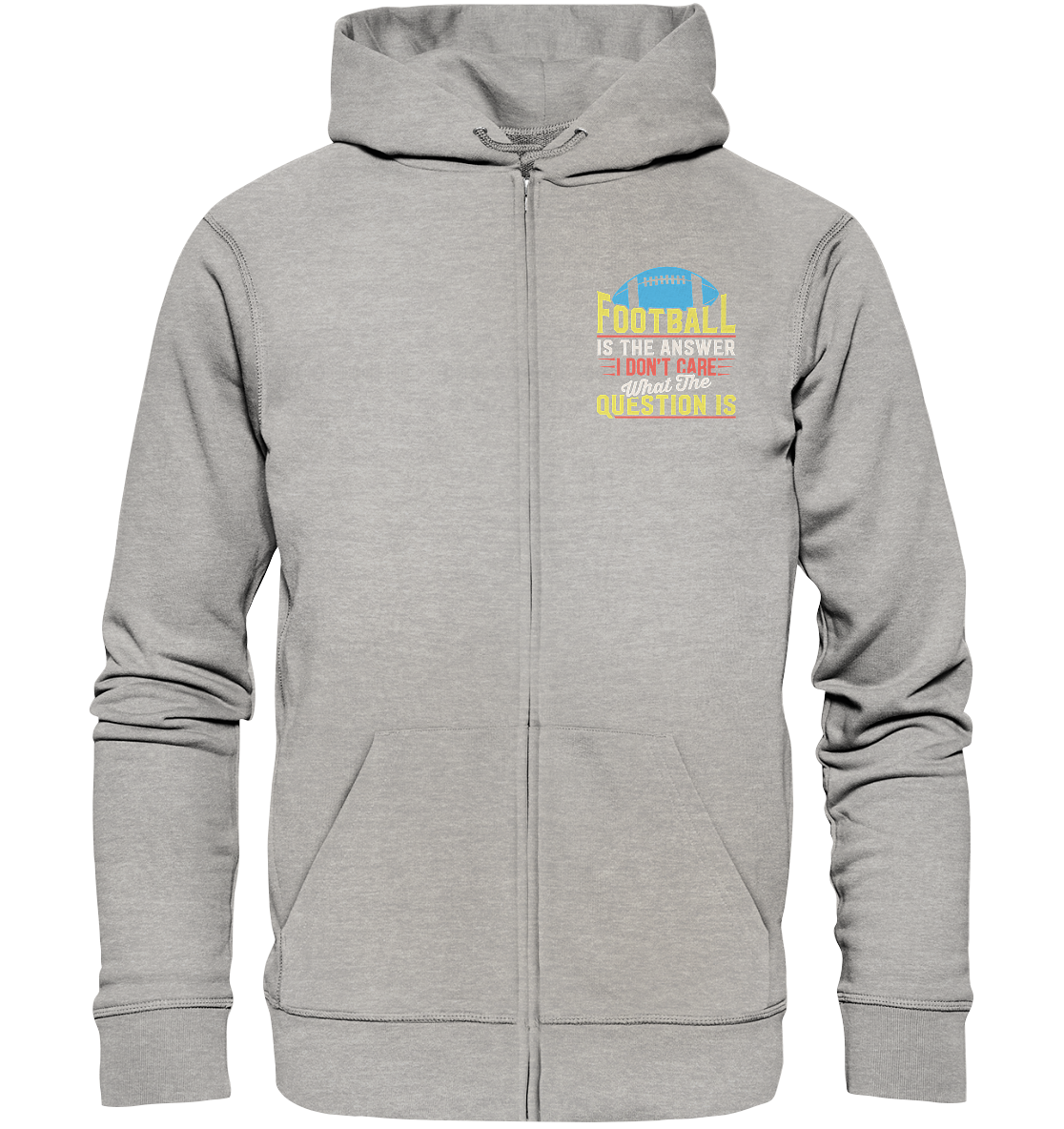 Football is the Answer - Organic Zipper