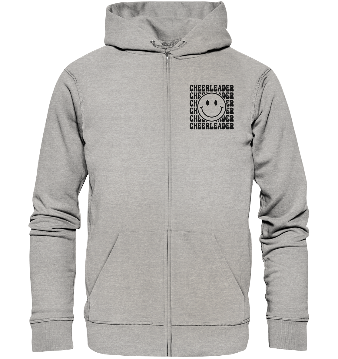 Cheerleader Smiley - Organic Zipper