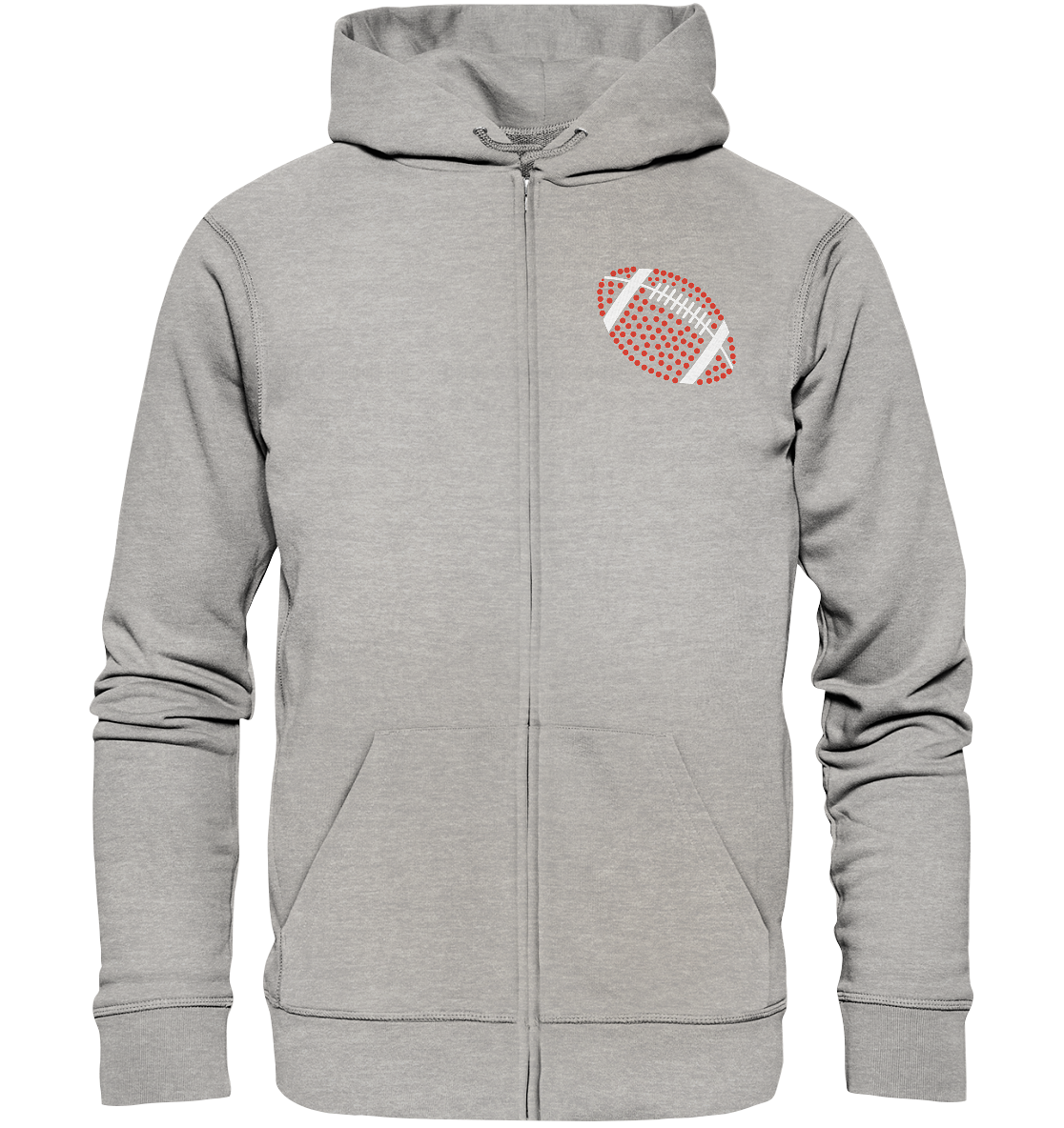 Football Dots - Organic Zipper