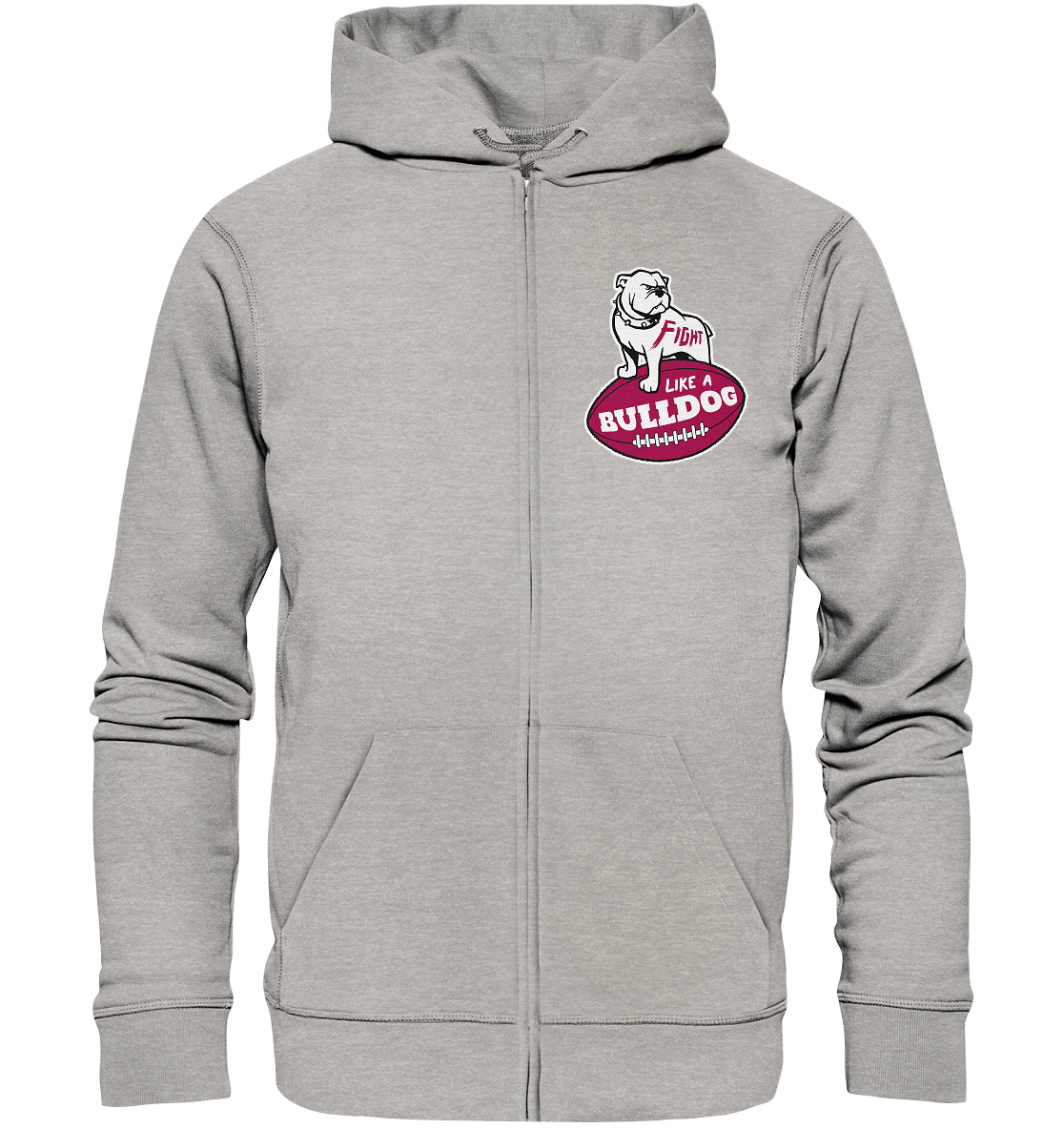 Fight like a Bulldog - Organic Zipper