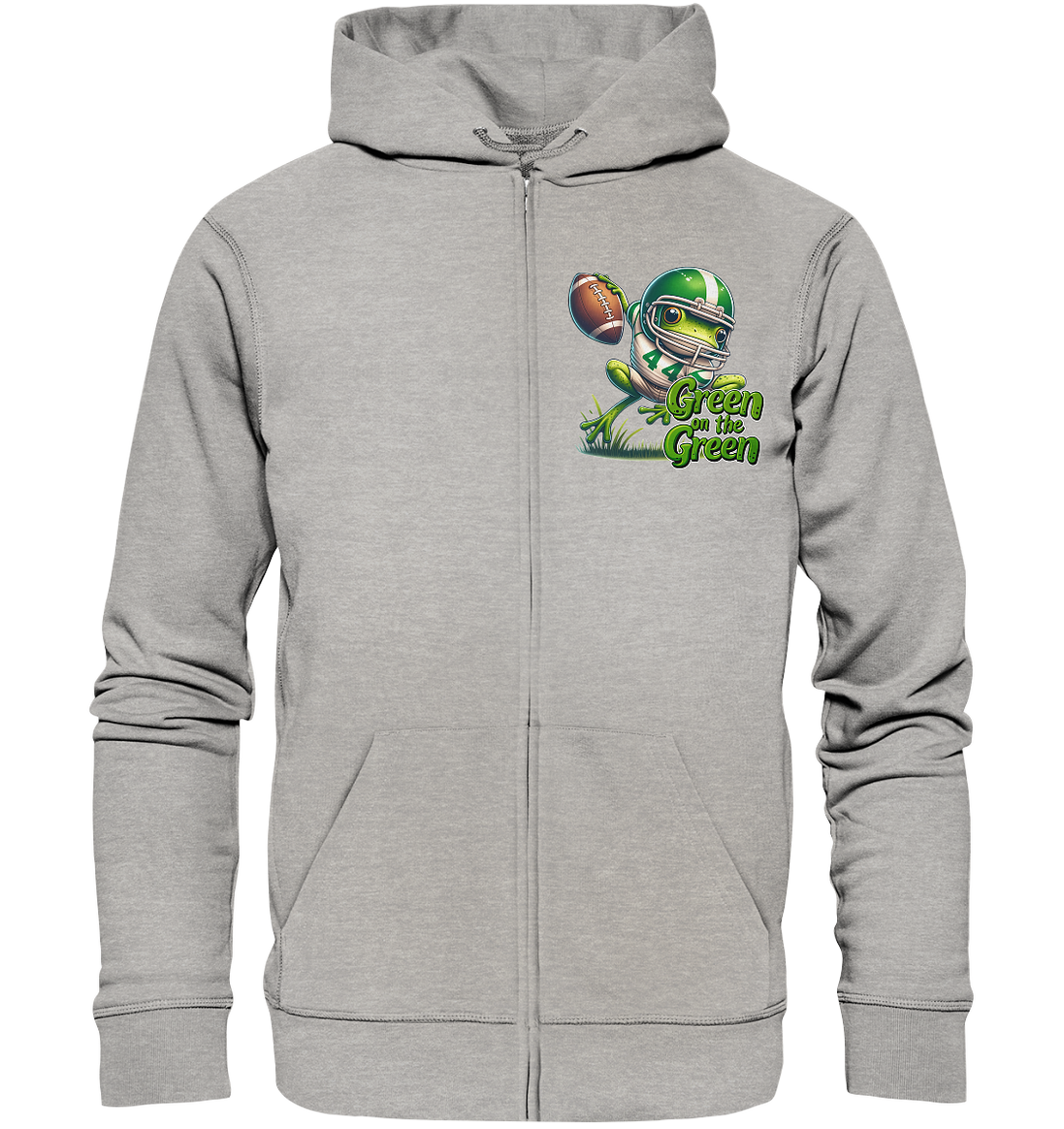 Green Frog - Organic Zipper