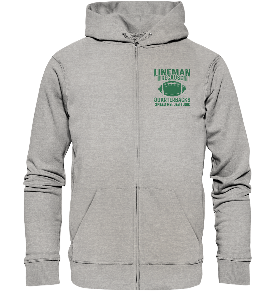 Lineman Heroes Green - Organic Zipper