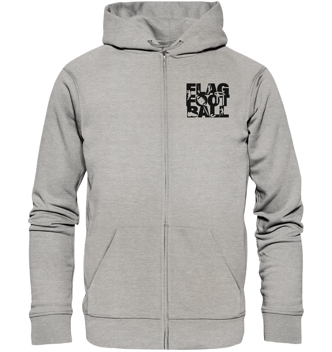 Flag Football  - Organic Zipper