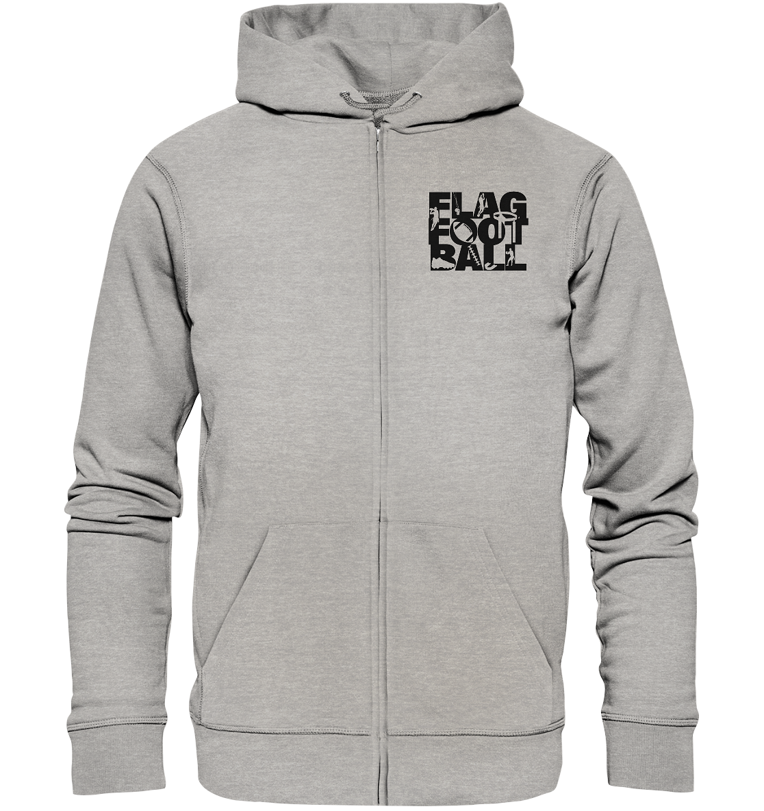Flag Football  - Organic Zipper