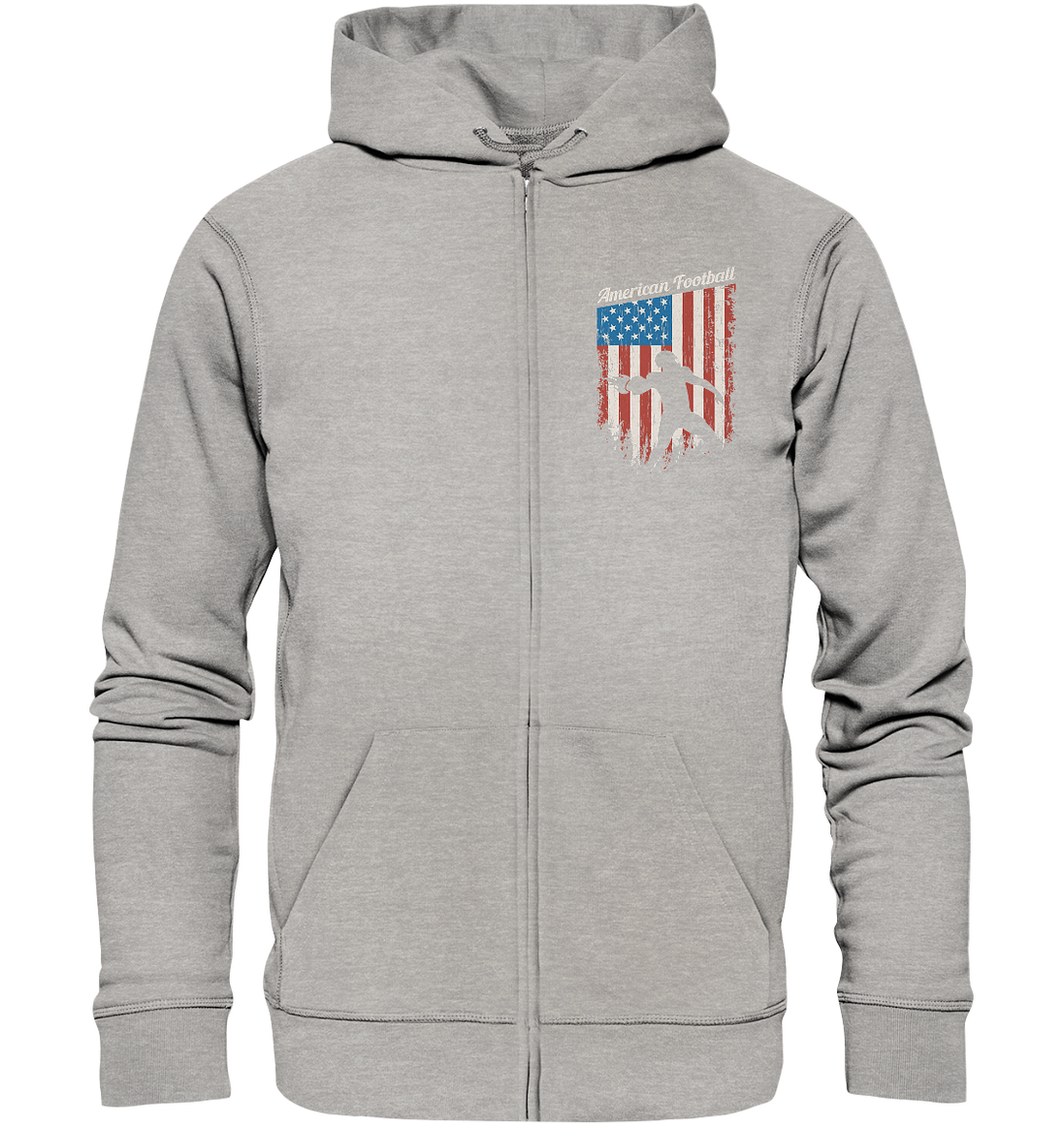 American Football Banner - Organic Zipper